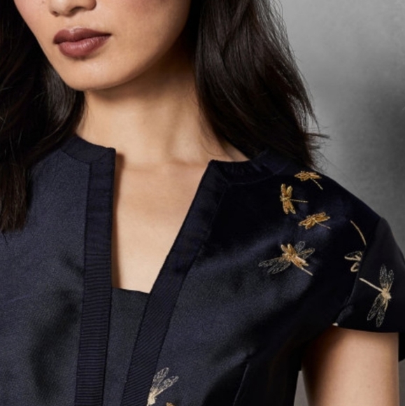 🍒EUC🍒 TED BAKER DRAGONFLY DRESS - Picture 4 of 16